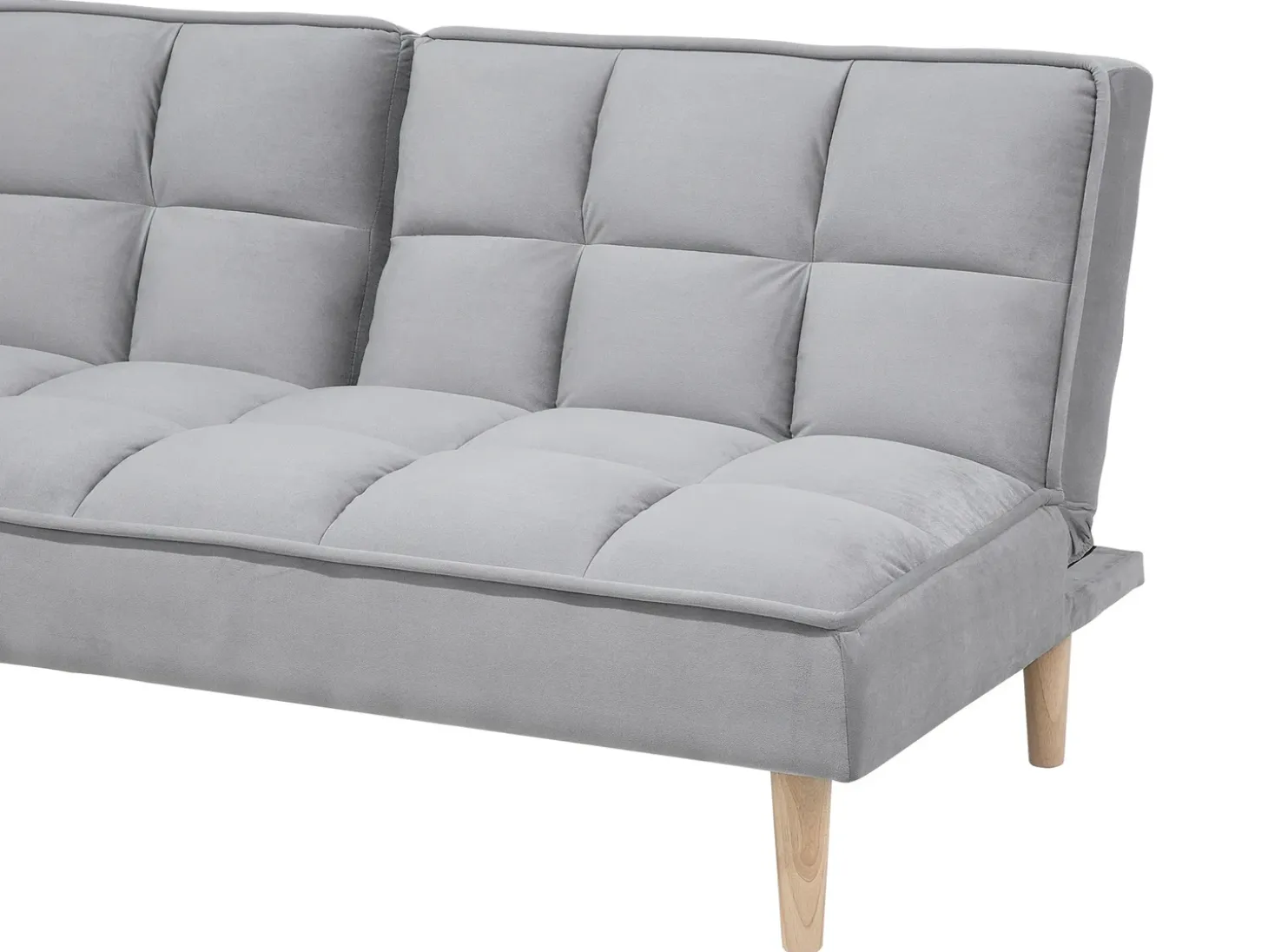Sovesofa 3 personers SILJAN Lysegrå Grå