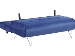 Sovesofa 2 personers VESTFOLD Velour Navy Blå