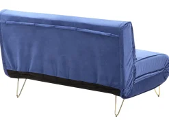 Sovesofa 2 personers VESTFOLD Velour Navy Blå