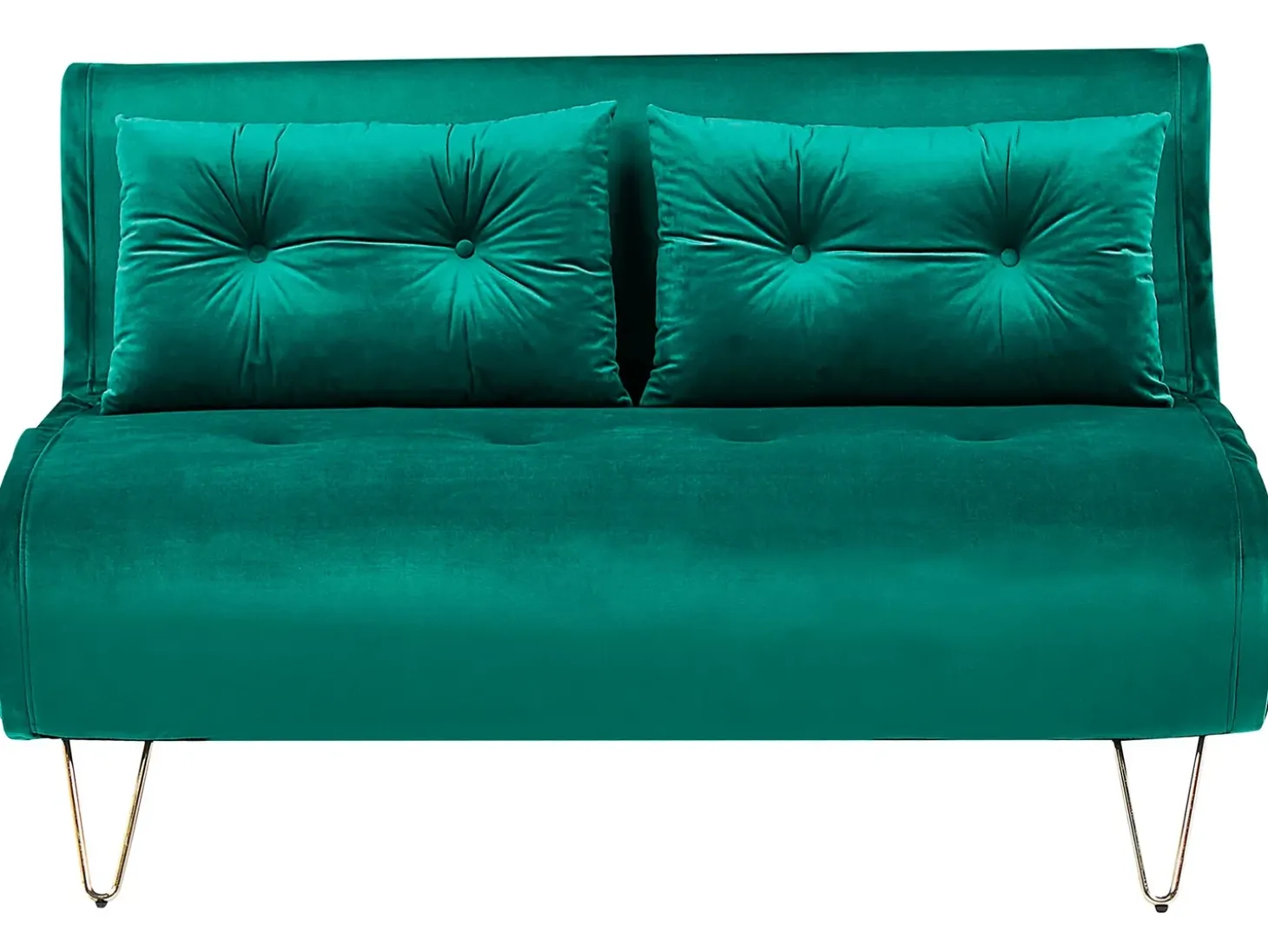Sovesofa 2 personers VESTFOLD Velour Mørkegrøn