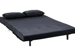 Sovesofa 2 personers VESTFOLD Velour Sort