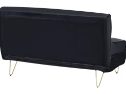 Sovesofa 2 personers VESTFOLD Velour Sort