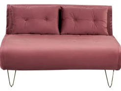 Sovesofa 2 personers VESTFOLD Velour Lyserød