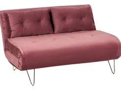 Sovesofa 2 personers VESTFOLD Velour Lyserød