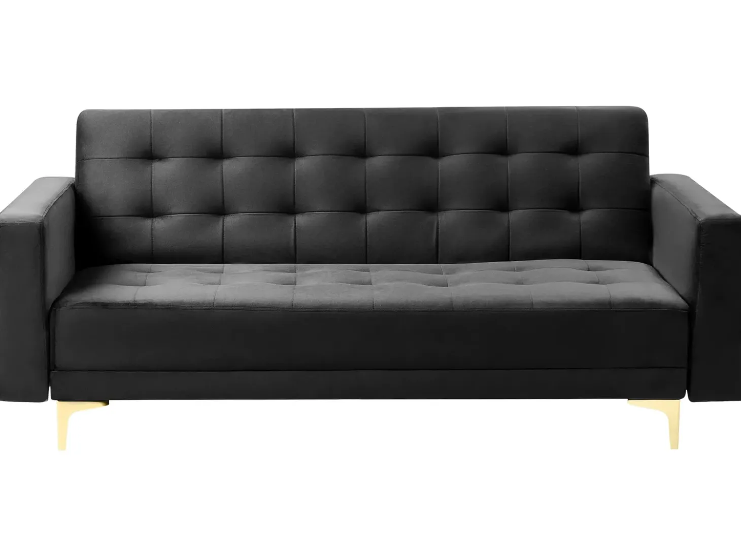 Sovesofa 3 personers ABERDEEN Velour Sort