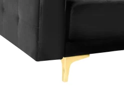 Sovesofa 3 personers ABERDEEN Velour Sort