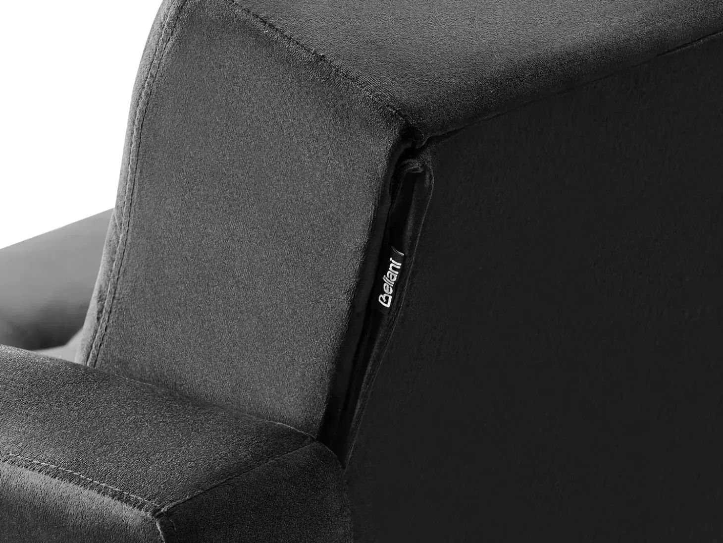 Sovesofa 3 personers ABERDEEN Velour Sort