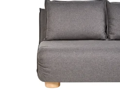 Sovesofa 2 personers ABISKO Kunstlinned Mørkegrå