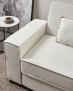 Sovesofa 3 personers AROLE Hvid