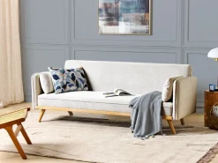Sovesofa 3 personers ASAA Cremehvid