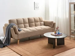Sovesofa 3 personers ASBY Lysebrun