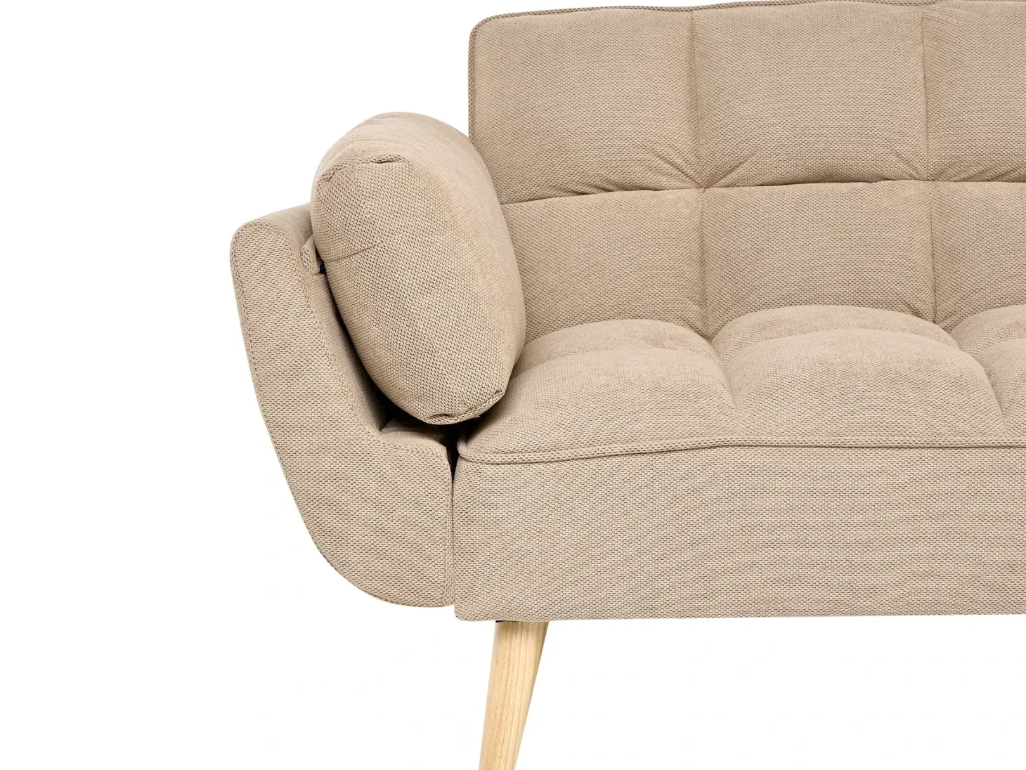 Sovesofa 3 personers ASBY Lysebrun