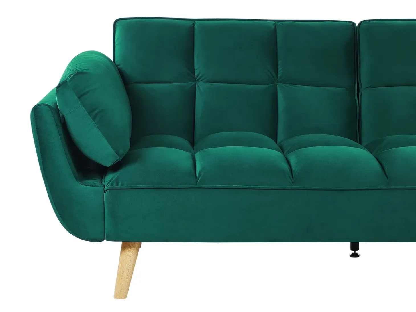Sovesofa 3 personers ASBY Velour Grøn