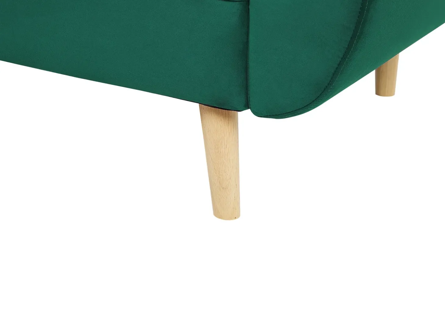 Sovesofa 3 personers ASBY Velour Grøn