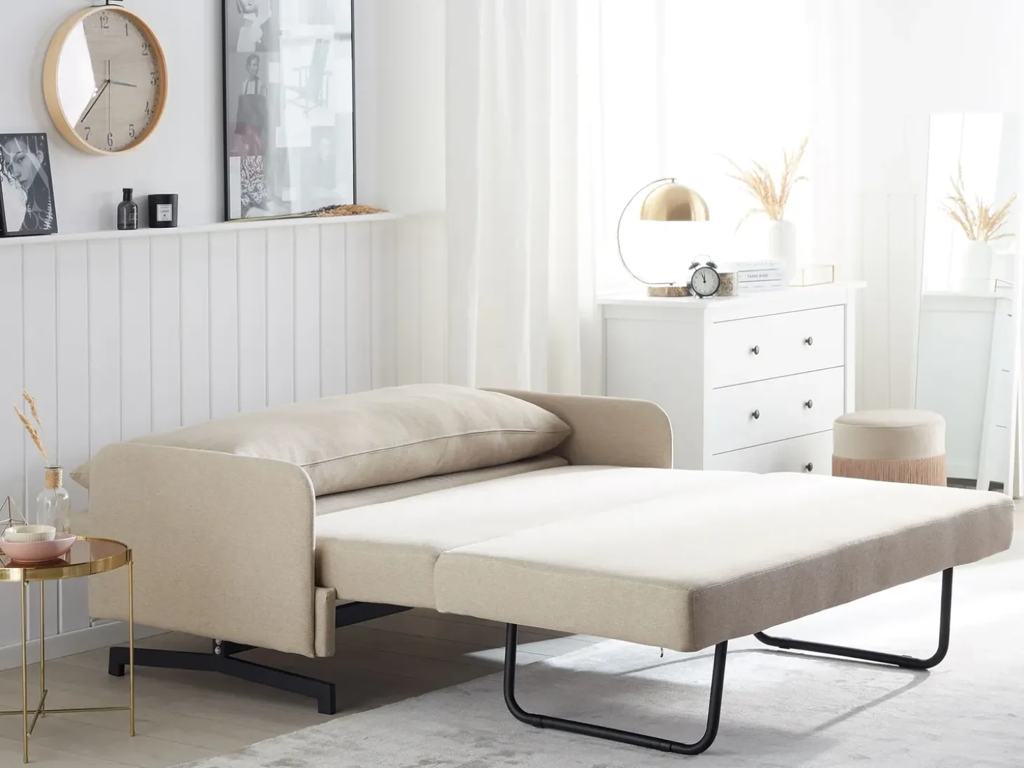 Sovesofa 2 personers BELFAST Beige