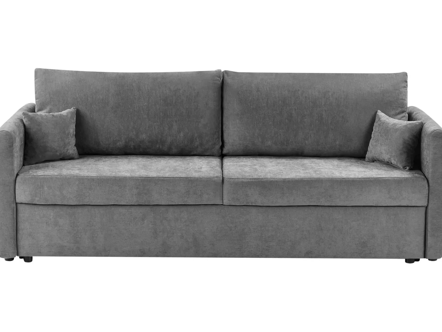 Sovesofa 3 personers BLEIK Chenille Lysegrå med opbevaring