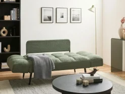 Sovesofa 2 personers BREKKE Boucle Grøn