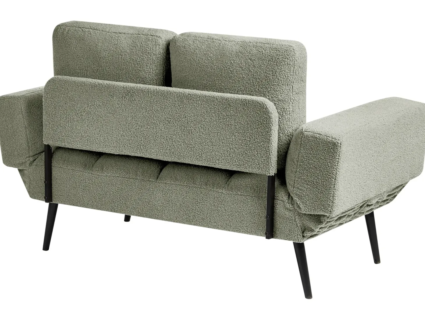 Sovesofa 2 personers BREKKE Boucle Grøn