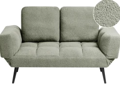 Sovesofa 2 personers BREKKE Boucle Grøn