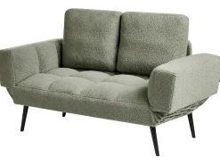 Sovesofa 2 personers BREKKE Boucle Grøn