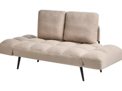 Sovesofa 2 personers BREKKE Boucle Beige