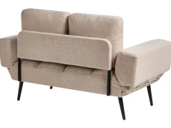 Sovesofa 2 personers BREKKE Boucle Beige