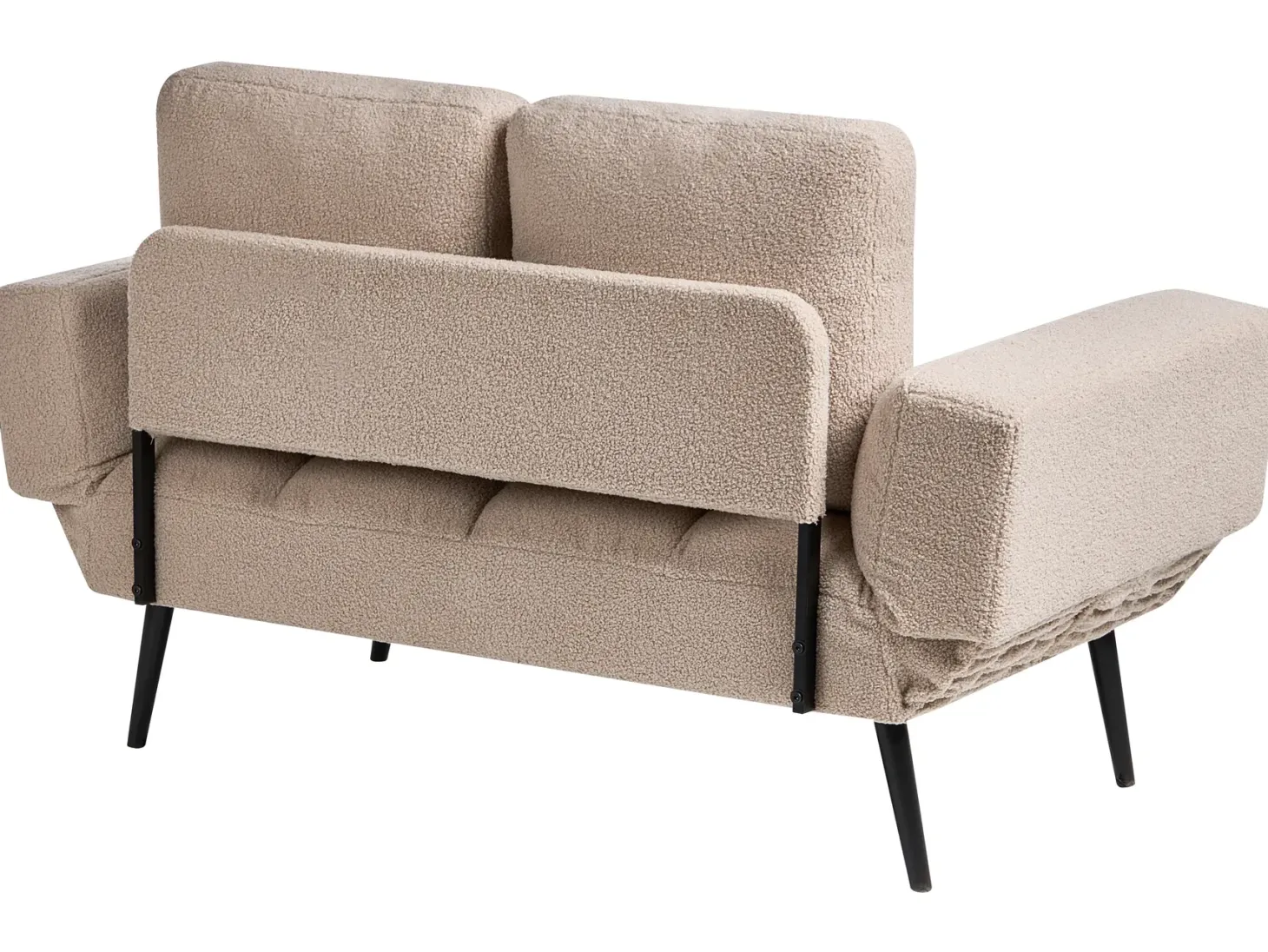 Sovesofa 2 personers BREKKE Boucle Beige