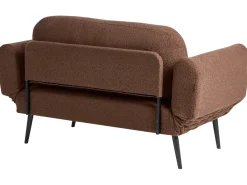 Sovesofa 2 personers DOROTEA Boucle Brun