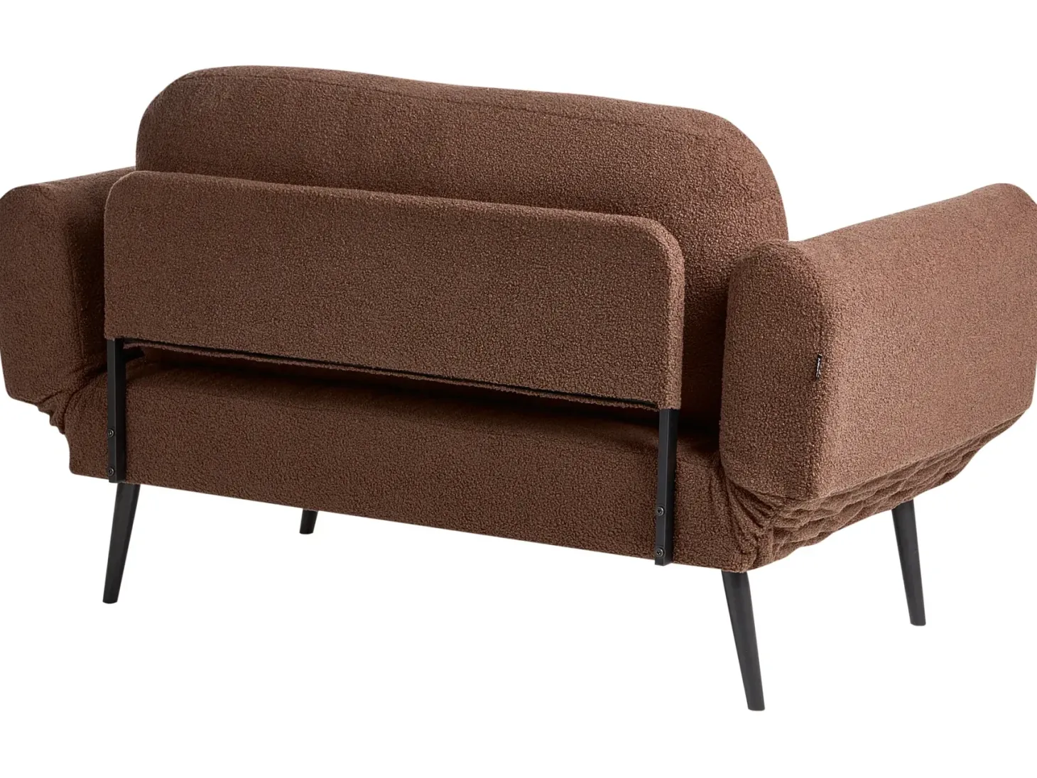 Sovesofa 2 personers DOROTEA Boucle Brun