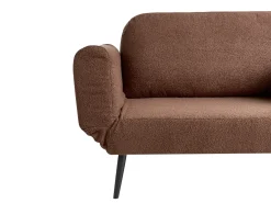 Sovesofa 2 personers DOROTEA Boucle Brun