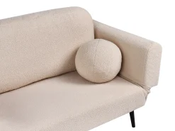 Sovesofa 2 personers DOROTEA Boucle Beige