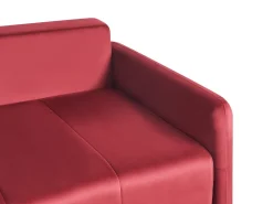 Sovesofa 3 personers EGGE Velour Bordeaux