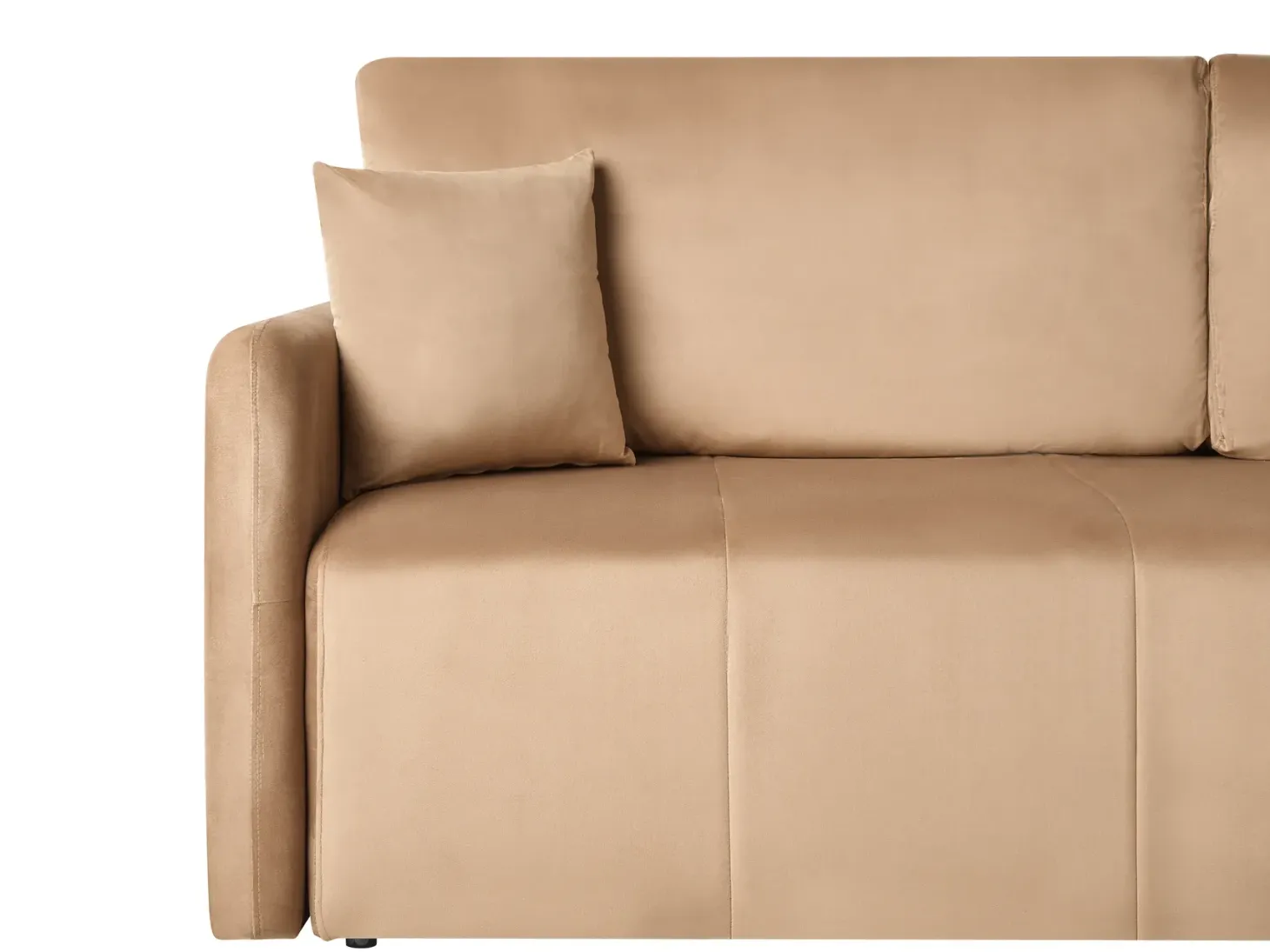 Sovesofa 3 personers EGGE Velour Lysebrun