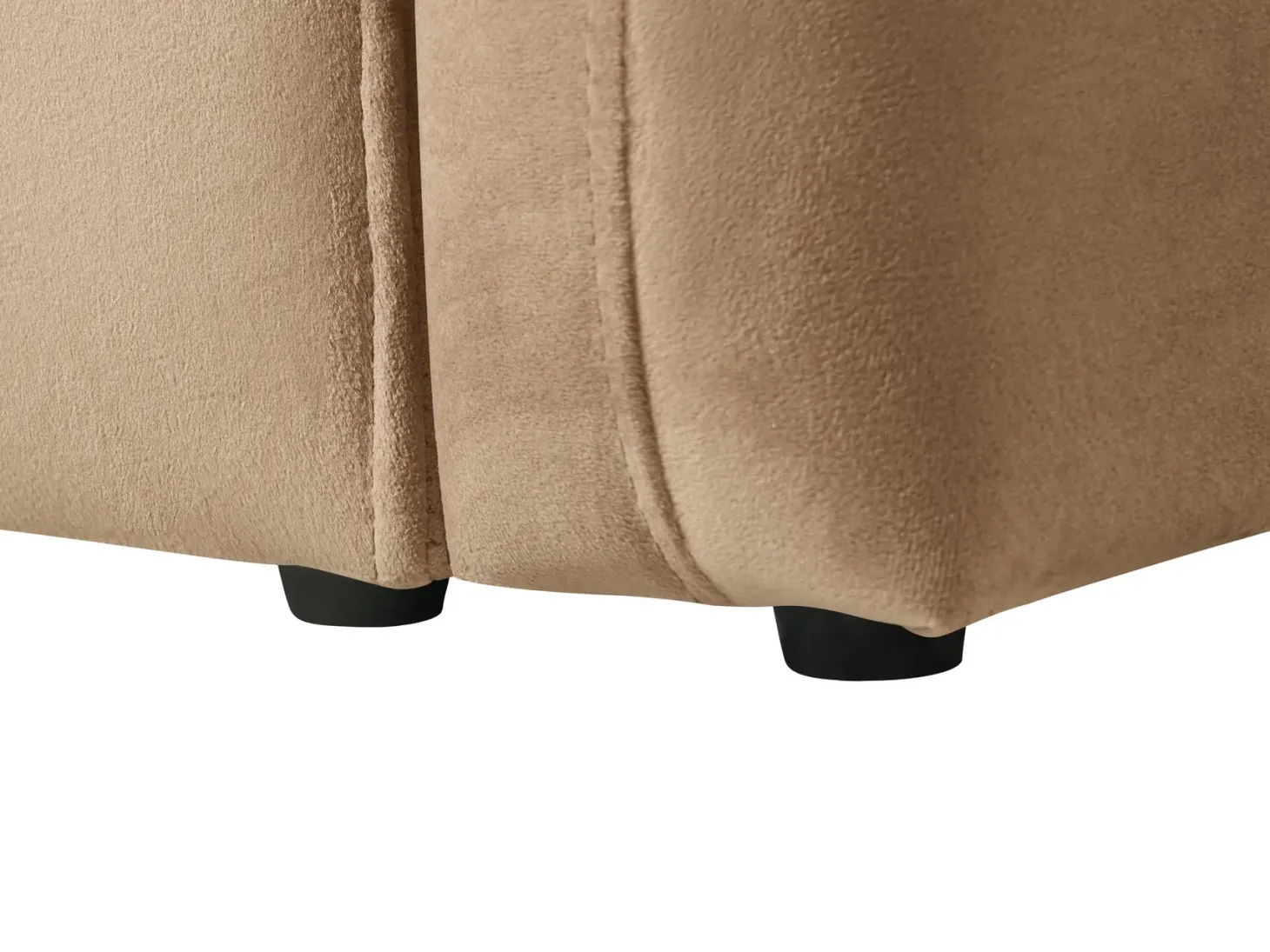 Sovesofa 3 personers EGGE Velour Lysebrun