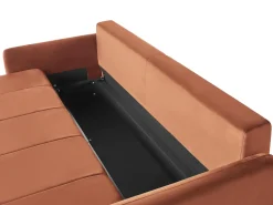 Sovesofa 3 personers EGGE Velour Guldbrun
