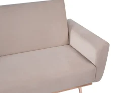 Sovesofa 3 personers EINA Velour Brungrå