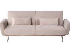 Sovesofa 3 personers EINA Velour Brungrå