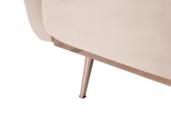 Sovesofa 3 personers EINA Velour Lys Beige