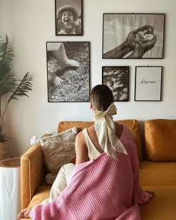 Sovesofa 3 personers EKSJO Velour Sennepsgul med opbevaring