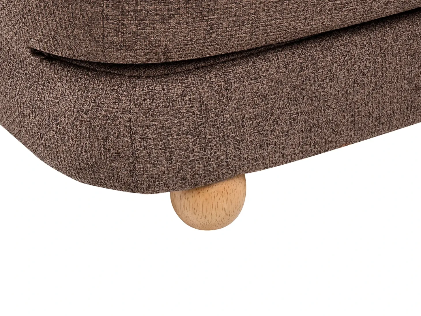Sovesofa 2 personers ESBJERG Kunstlinned Brun