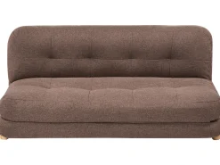 Sovesofa 2 personers ESBJERG Kunstlinned Brun