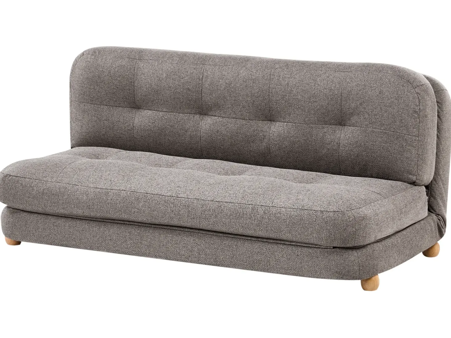 Sovesofa 2 personers ESBJERG Kunstlinned Mørkegrå
