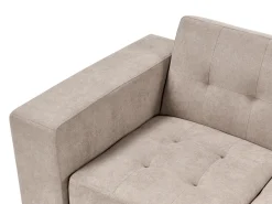 Sovesofa 3 personers FALSTER Lysebrun med opbevaring