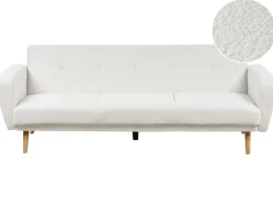 Sovesofa 3 personers FLORLI Boucle Cremehvid