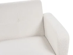 Sovesofa 3 personers FLORLI Boucle Cremehvid