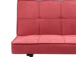 Sovesofa 3 personers HASLE Rød
