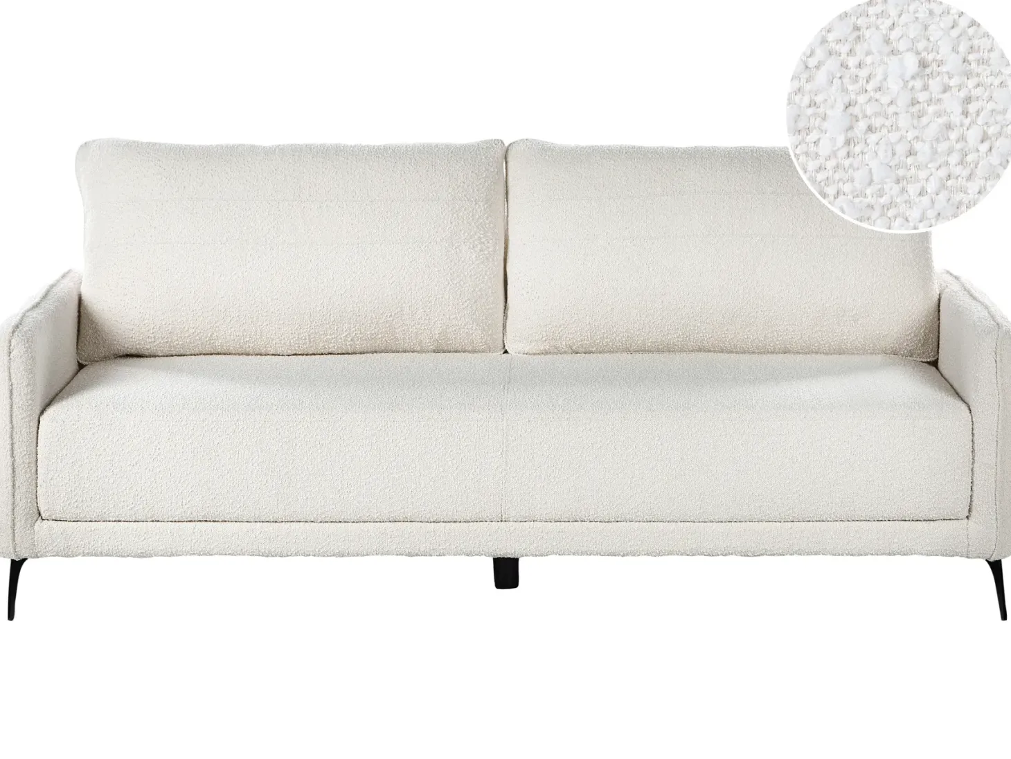 Sovesofa 3 personers HEMING Boucle Cremehvid