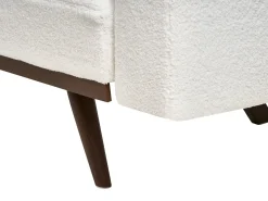 Sovesofa 3 personers HJULBY Boucle Cremehvid