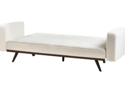 Sovesofa 3 personers HJULBY Boucle Cremehvid