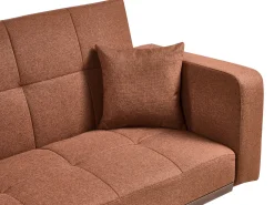 Sovesofa 3 personers HJULBY Guldbrun